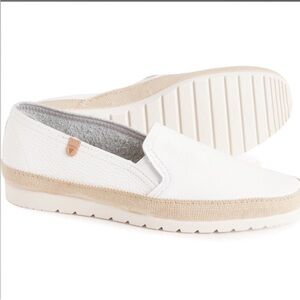 Verbenas Leather Slip On Espadrilles 37 US 7